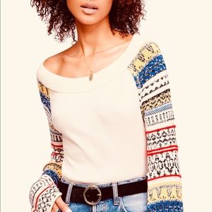 💫FREE PEOPLE💫 FAIRGROUND THERMAL SHIRT